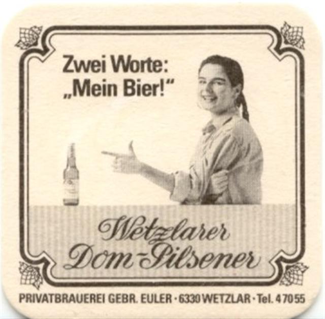 wetzlar wz-he euler quad 3b (180-zwei worte mein bier-schwarz)